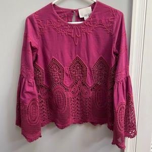 Chloe Oliver Anthropologie Top S
